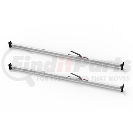 Save-A-Load 080-01000-2 SL-30 Series Bar, 84"-114" Articulating Feet (2 pack)-Mill aluminum