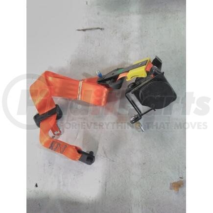 International 4075318C1 Safety Belt - Retractor Assembly, W/Slider, Black, Navistar Compatible