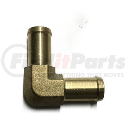International 4091139C1 Elbow 90 Degree 5/8-5/8 Hose, Brass, Navistar Compatible