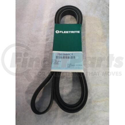 International 7502666C1 Accessory Drive Belt - 6 Rib, 2963mm, Navistar Compatible
