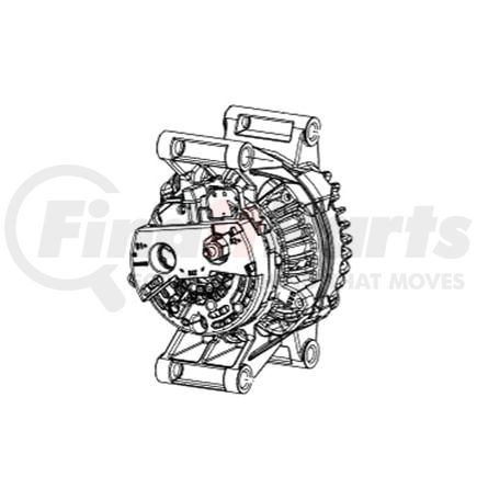 International 4022171C92 REMANALT,ALTERNATOR,12V , 240A