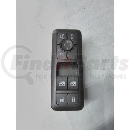 International 4061965C5 Door Window Switch - Driver Side, Black, Standard, Extended, with Mirror Heat Control