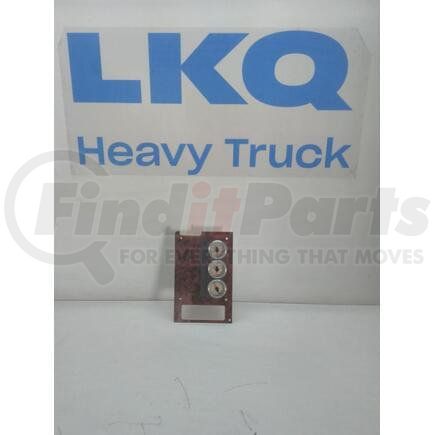 International 3592555C91 Gauge Cluster, Left Side with Water Temperature, Oil Pressure, Voltmeter, with Woodgrain Plate, Navistar Compatible