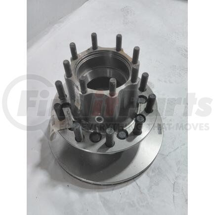 International 4222161C91 Wheel Hub - Rear With Rotor, R Steel 10-285, Steel Rim Antilock Brake System (Abs) Adb, Navistar Compatible