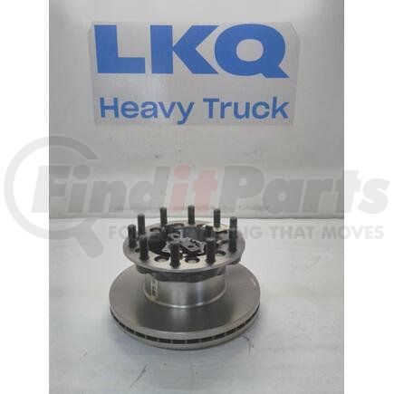International 4222639C91 Wheel Hub - Front W/Rotor, F12 Steel 10-285 P /A, Steel Rim ABS Adb, Navistar Compatible