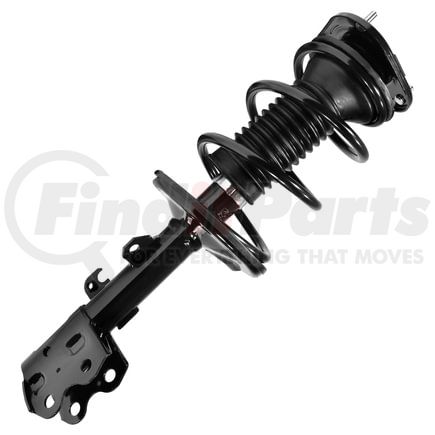 Unity Automotive 11102 Pre-assembled Complete Strut Assembly including Coil Spring, Top Mount and All Components
