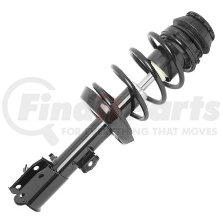 Unity Automotive 11227 Pre-assembled Complete Strut Assembly including Coil Spring, Top Mount and All Components