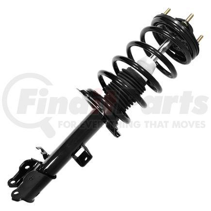 Unity Automotive 11621 Pre-assembled Complete Strut Assembly including Coil Spring, Top Mount and All Components