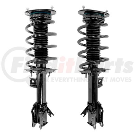 Unity Automotive 2-13521-13522-001 Front Suspension Strut and Coil Spring Assemby Set