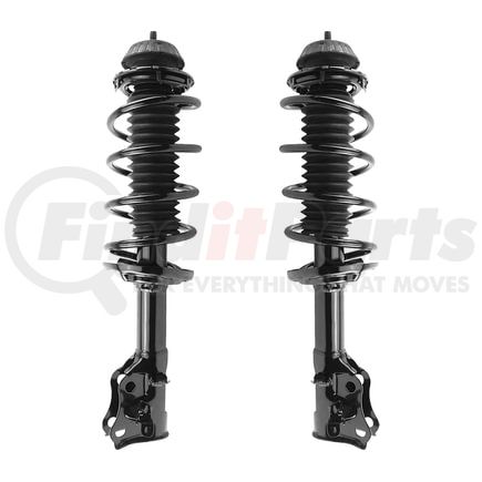 Unity Automotive 2-13791-13792-001 Pre-assembled Complete Strut Assembly including Coil Spring, Top Mount and All Components - Ready to Install - Plug and Play Installation