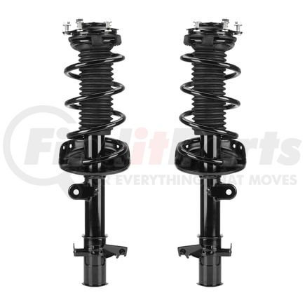 Unity Automotive 2-13801-13802-001 Pre-assembled Complete Strut Assembly including Coil Spring, Top Mount and All Components - Ready to Install - Plug and Play Installation