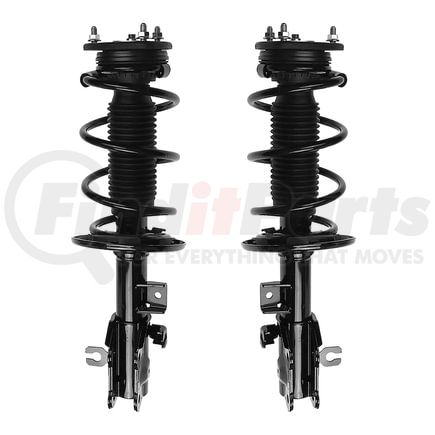 Unity Automotive 2-13821-13822-001 Pre-assembled Complete Strut Assembly including Coil Spring, Top Mount and All Components - Ready to Install - Plug and Play Installation
