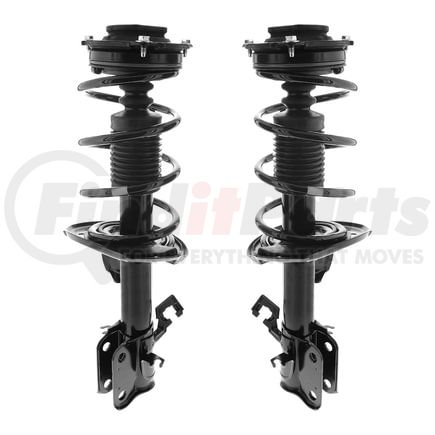Unity Automotive 2-13771-13772-001 Pre-assembled Complete Strut Assembly including Coil Spring, Top Mount and All Components - Ready to Install - Plug and Play Installation
