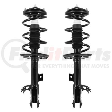 Unity Automotive 2-13881-13882-001 Pre-assembled Complete Strut Assembly including Coil Spring, Top Mount and All Components - Ready to Install - Plug and Play Installation