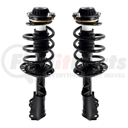 Unity Automotive 2-13941-13942-001 Pre-assembled Complete Strut Assembly including Coil Spring, Top Mount and All Components - Ready to Install - Plug and Play Installation