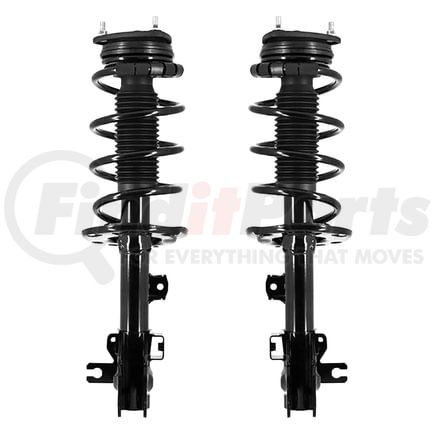 Unity Automotive 2-13831-13832-001 Pre-assembled Complete Strut Assembly including Coil Spring, Top Mount and All Components - Ready to Install - Plug and Play Installation