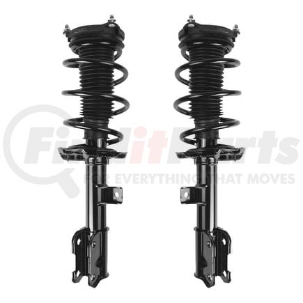 Unity Automotive 2-13841-13842-001 Pre-assembled Complete Strut Assembly including Coil Spring, Top Mount and All Components - Ready to Install - Plug and Play Installation