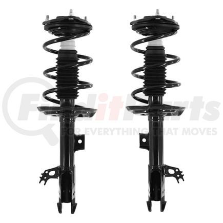 Unity Automotive 2-13861-13862-001 Pre-assembled Complete Strut Assembly including Coil Spring, Top Mount and All Components - Ready to Install - Plug and Play Installation