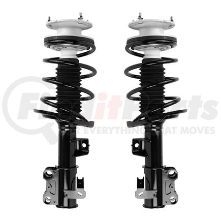 Unity Automotive 2-13993-13994-001 Pre-assembled Complete Strut Assembly including Coil Spring, Top Mount and All Components - Ready to Install - Plug and Play Installation