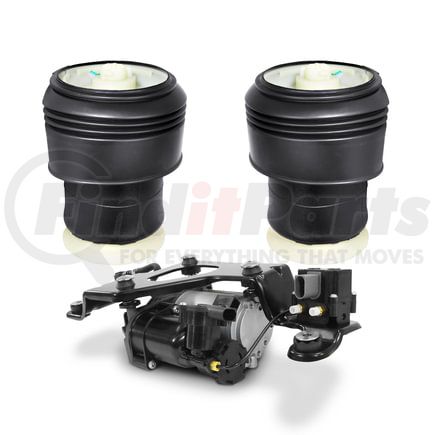 Unity Automotive 2-15-525100-C Suspension Air Spring Set with Air Suspension Compressor