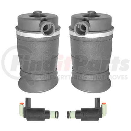 Unity Automotive 2-15-553010-45-0F0000-3 Rear Suspension Air Spring Set; Includes Solenoids