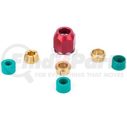 ACDelco 15-34522 A/C Fitting Repair Kit - Rear, with 5/16 in, 3/8 in, and 1/2 in Fittings