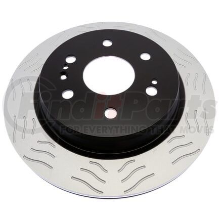 ACDelco 18A82457SD Disc Brake Rotor - Rear, 13.58 in. OD, 6 Lug Holes, Coated, Vented