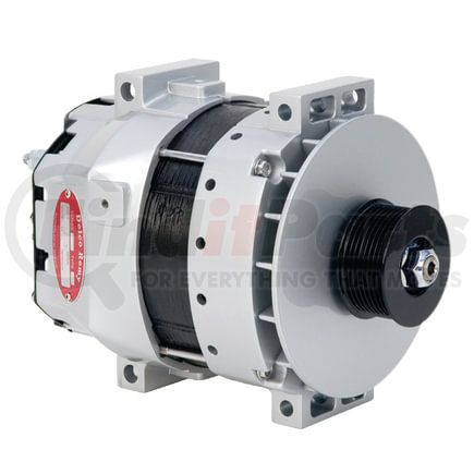Delco Remy 61006081 Alternator - 55SI Model, 24V, 275A, 5/16 B+ Output Terminal, Long Pad (105mm)