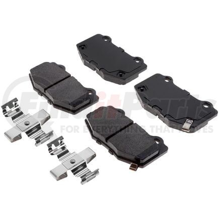 ACDelco 17D1718CH Disc Brake Pad Set - Rear, Gold Series, Ceramic