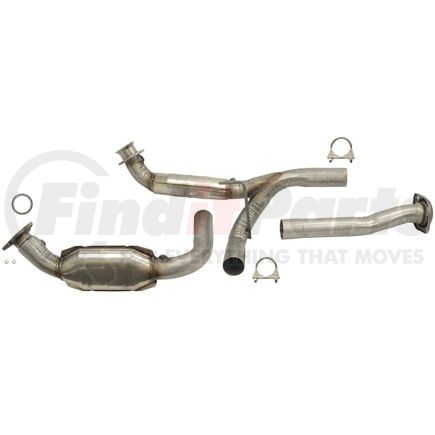 Eastern Convertors 50486 Catalytic Converter - Undercar, Stainless Steel, 34" OAL, with Gasket