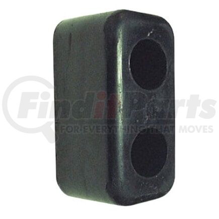 Globetech Manufacturing GT2044 DOCK BUMPER 3HX2-3/4X6 2 HOLE 2-5/8 CENTERS