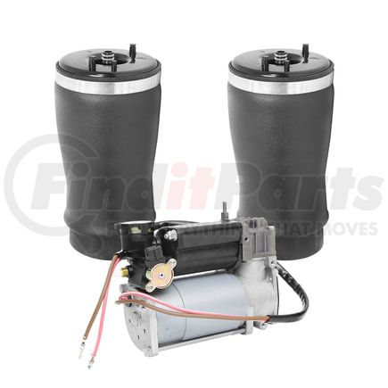 Unity Automotive 2C-15-525001-20-025002 Rear Suspension Air Spring Kit; Includes Suspension Air Compressor