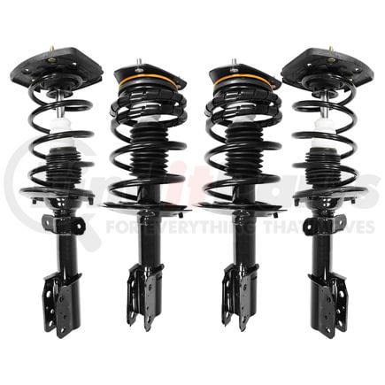 Unity Automotive 4-11020-15061-001 Front and Rear Suspension Strut and Coil Spring Assembly Kit