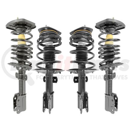 Unity Automotive 4-11024-15311-001 Front and Rear Suspension Strut and Coil Spring Assembly Kit