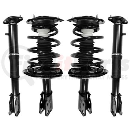 Unity Automotive 4-11040-15300-001 Front and Rear Suspension Strut and Coil Spring Assembly Kit