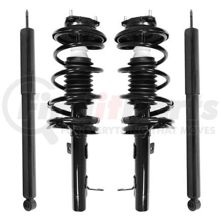 Unity Automotive 4-11061-252030-001 Front and Rear Suspension Strut and Coil Spring Assembly Shock Absorber Kit
