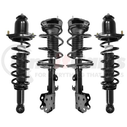 Unity Automotive 4-11101-15373-001 Front and Rear Suspension Strut and Coil Spring Assembly Kit