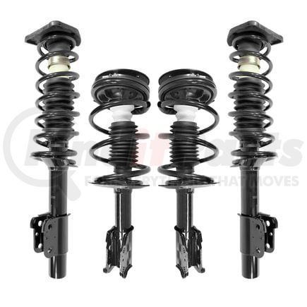 Unity Automotive 4-11110-15130-001 Front and Rear Suspension Strut and Coil Spring Assembly Kit