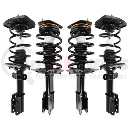 Unity Automotive 4-11130-15061-001 Front and Rear Suspension Strut and Coil Spring Assembly Kit