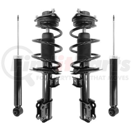 Unity Automotive 4-11167-259950-001 Front and Rear Complete Strut Assembly Shock Absorber Kit