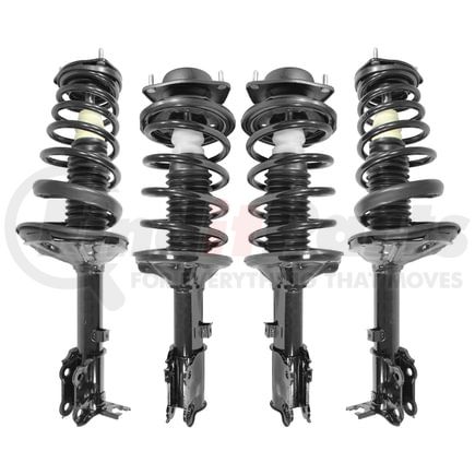 Unity Automotive 4-11141-15111-001 Front and Rear Suspension Strut and Coil Spring Assembly Kit