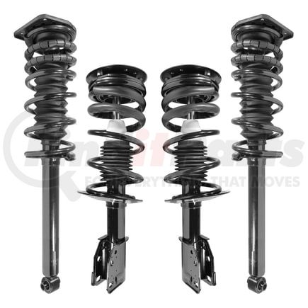 Unity Automotive 4-11150-15030-001 Front and Rear Suspension Strut and Coil Spring Assembly Kit