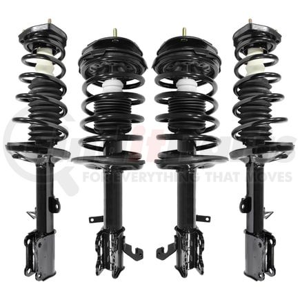 Unity Automotive 4-11151-15051-001 Front and Rear Suspension Strut and Coil Spring Assembly Kit