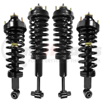 Unity Automotive 4-11160-15060-001 Front and Rear Suspension Strut and Coil Spring Assembly Kit