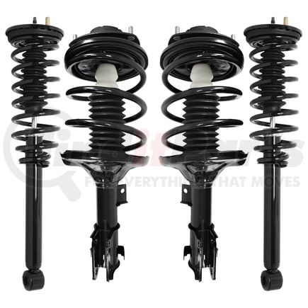 Unity Automotive 4-11191-15450-001 Front and Rear Suspension Strut and Coil Spring Assembly Kit