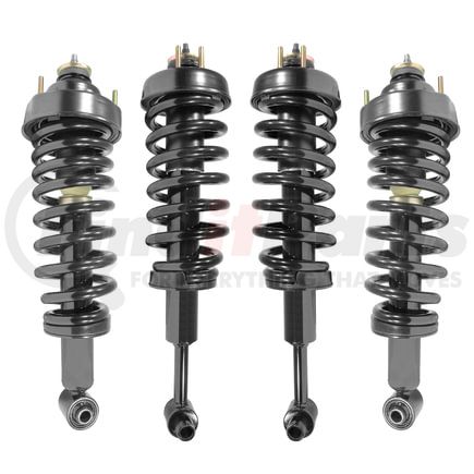 Unity Automotive 4-11200-15060-001 Front and Rear Suspension Strut and Coil Spring Assembly Kit