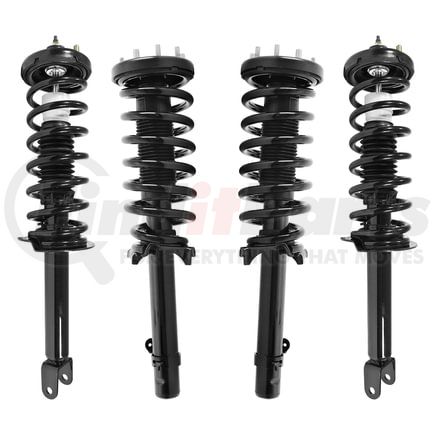 Unity Automotive 4-11237-15180-001 Front and Rear Suspension Strut and Coil Spring Assembly Kit