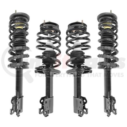 Unity Automotive 4-11220-15230-001 Front and Rear Suspension Strut and Coil Spring Assembly Kit