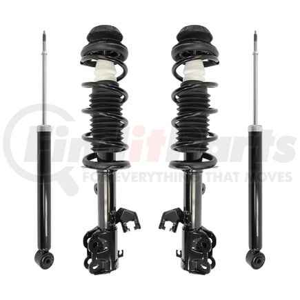 Unity Automotive 4-11359-255140-001 Front and Rear Complete Strut Assembly Shock Absorber Kit
