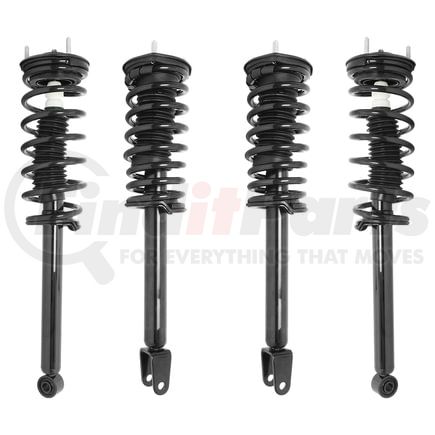 Unity Automotive 4-11396-15143-001 Front and Rear Suspension Strut and Coil Spring Assembly Kit